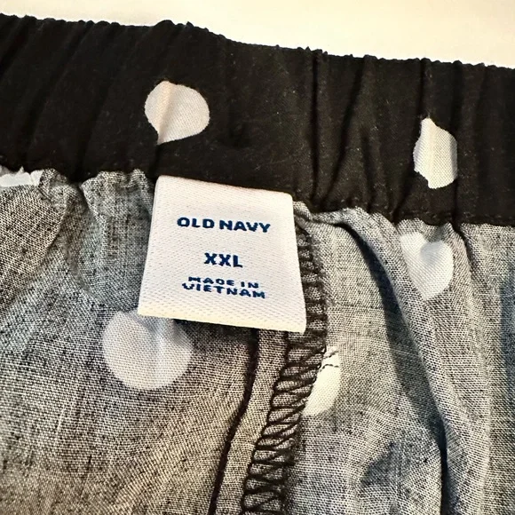 Old Navy Black and White Polka Dot Midi Skirt - Picture 4 of 5